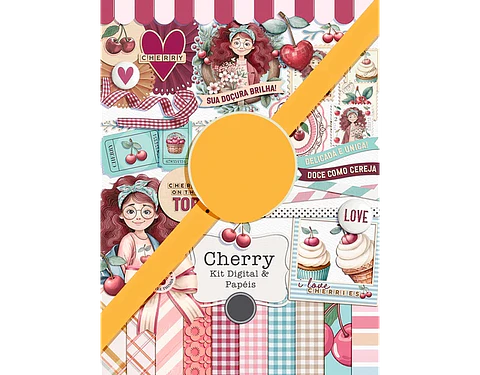 Kit Digital Cherry Cerejinha -