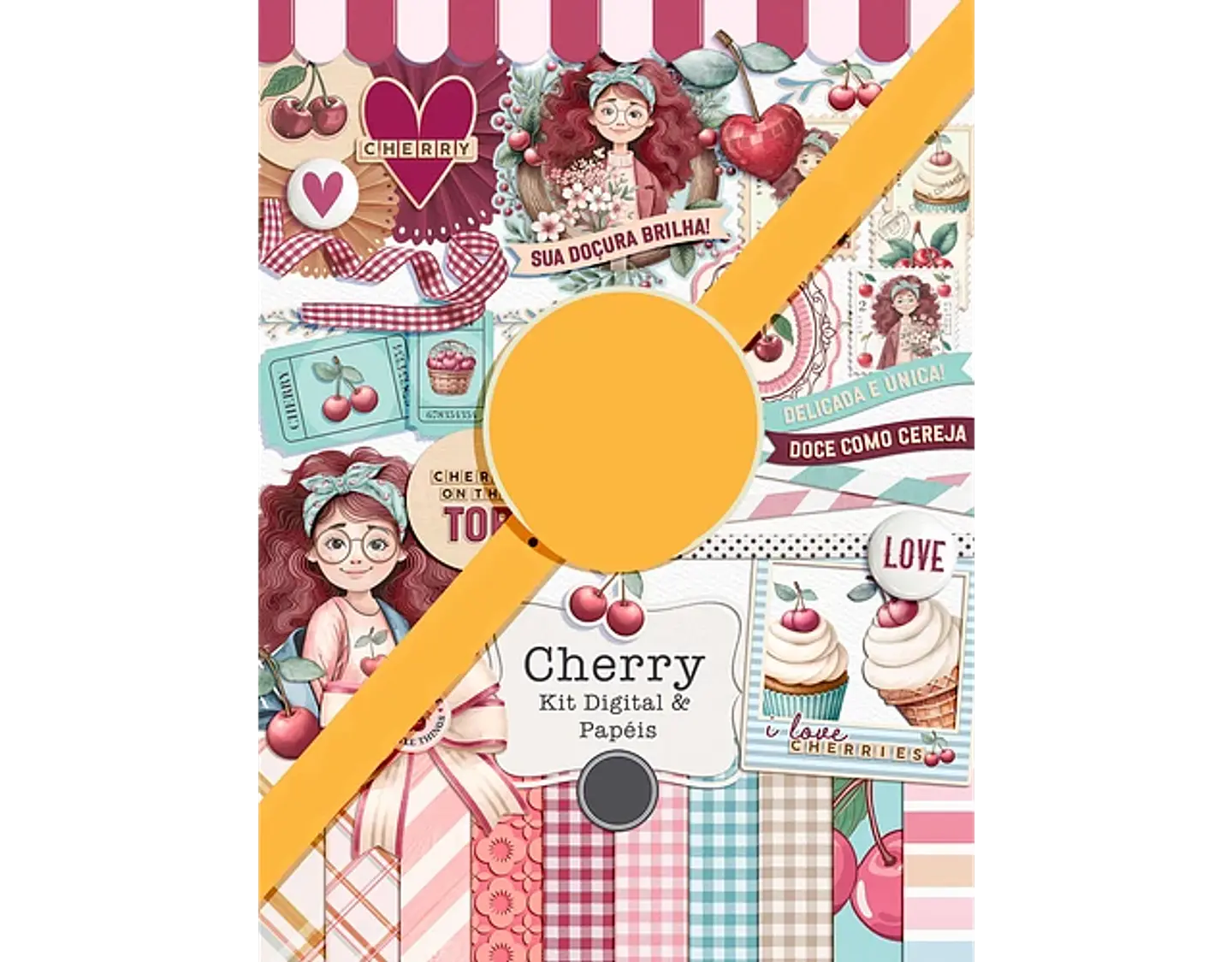 Kit Digital Cherry Cerejinha - 1