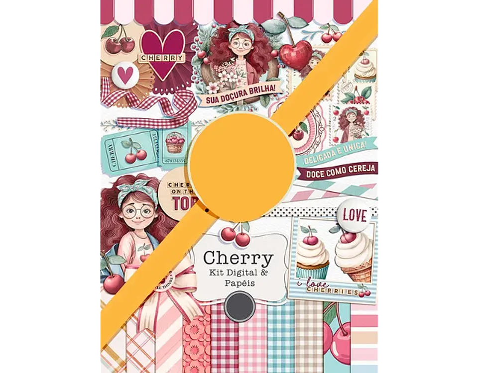 Kit Digital Cherry Cerejinha - 1