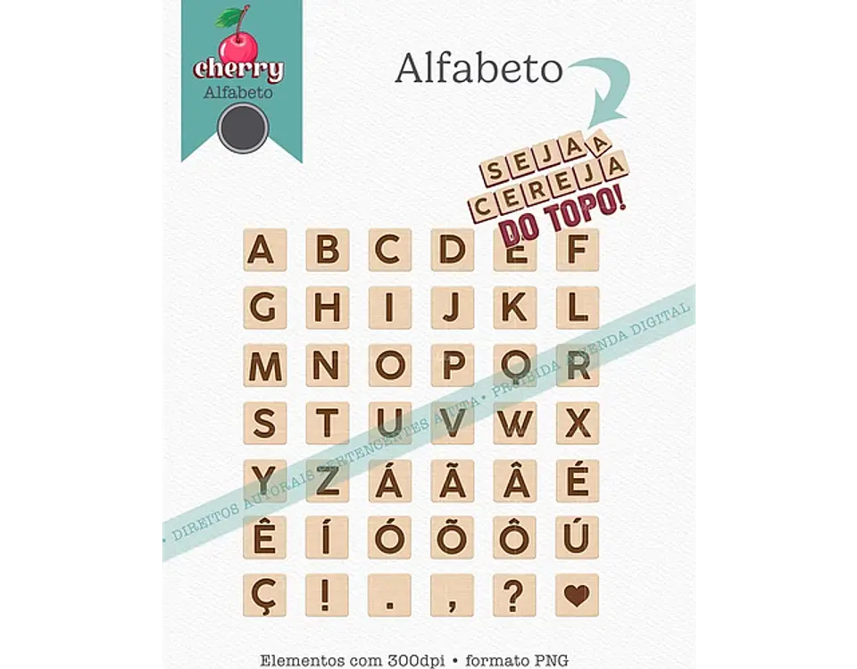 Kit Digital Cherry Cerejinha - 2