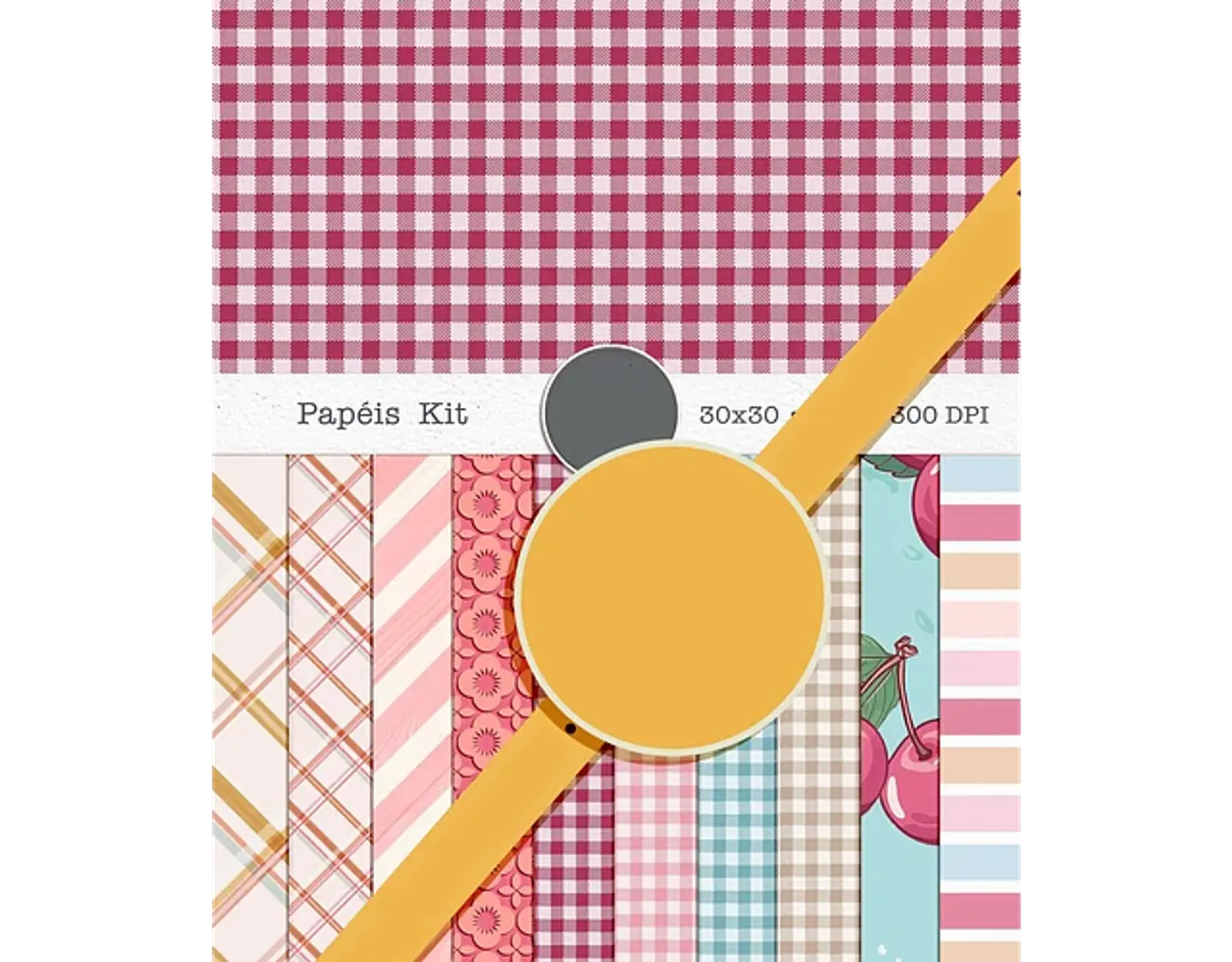 Kit Digital Cherry Cerejinha - 5