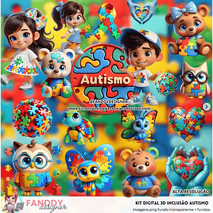 Kit Digital Autismo - FANDDY