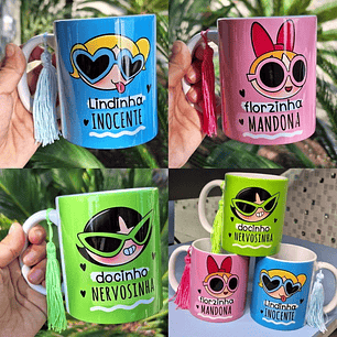  Arquivo Caneca Meninas Super Poderosas
