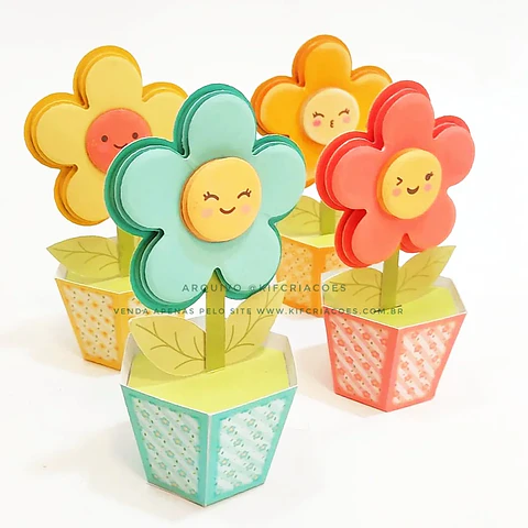 Arquivo Vaso Flor - Amigo - KIF 