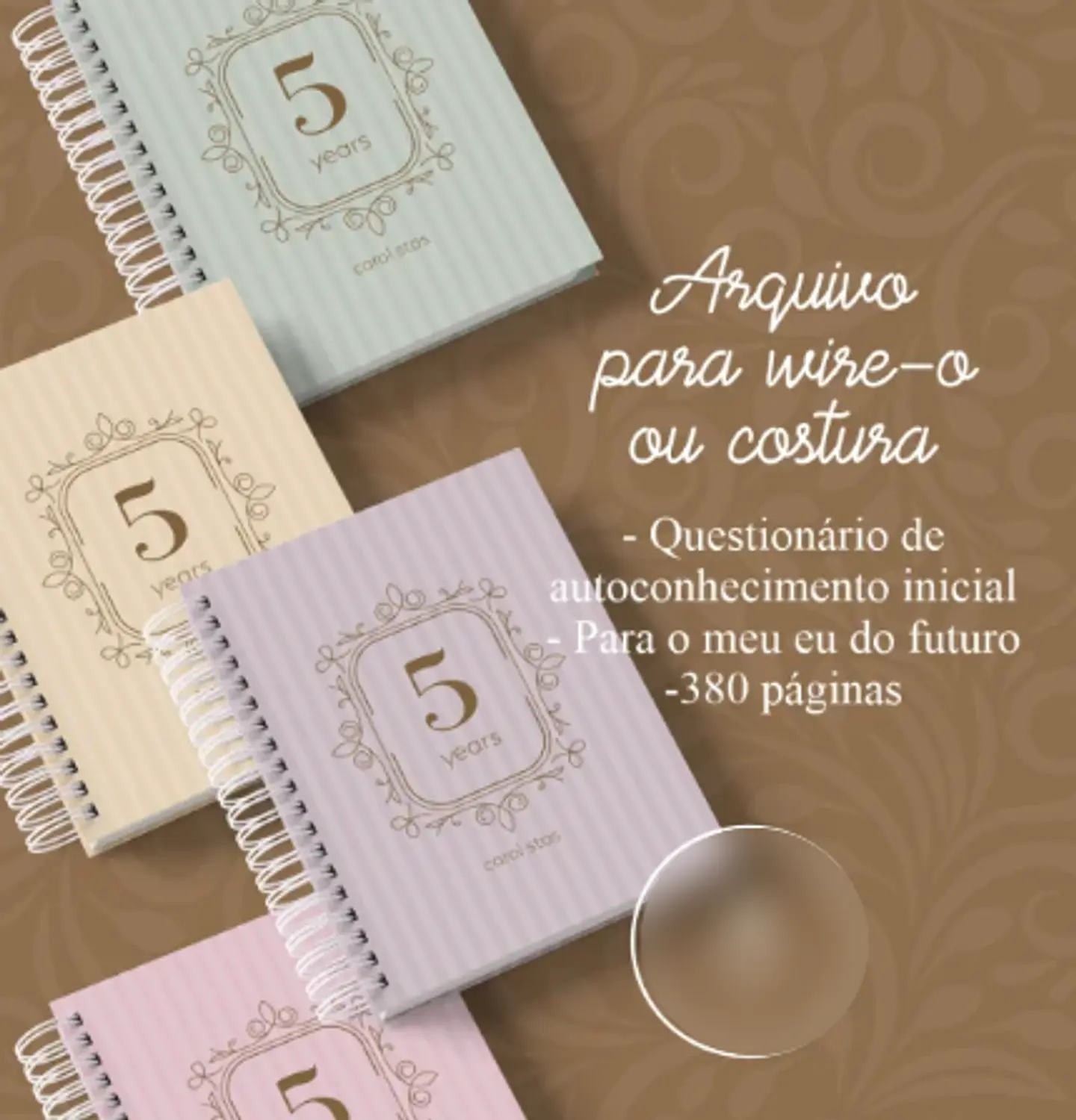 Arquivo Encadernação Diário 5 anos - CRIATIVA AFETIVA 5
