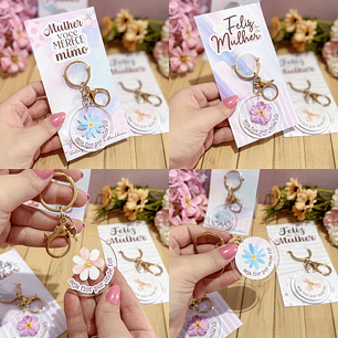 Arquivo Dia da Mulher Chaveiro com Card- LETTERINHAS