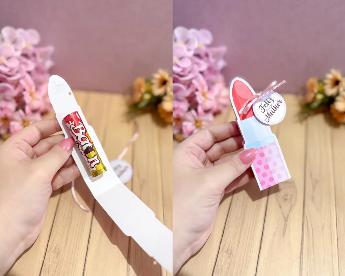 Arquivo Dia da Mulher Porta Chocolate Baton - LETTERINHAS 1