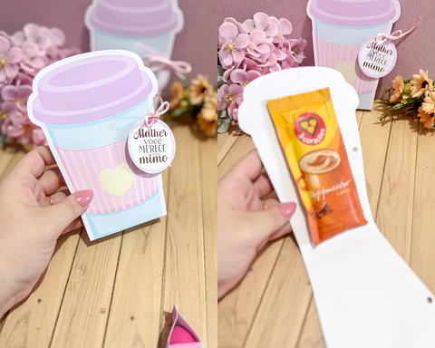 Arquivo Dia da Mulher Porta Sachê de Café - LETTERINHAS