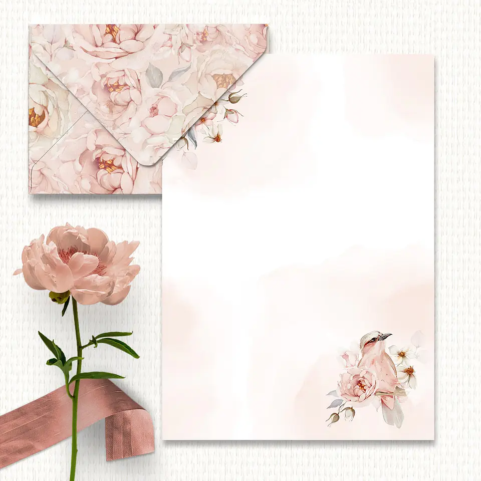 Arquivo Encadernação Coleção Refúgio Floral Rosa - Bicho Papel 2