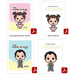 Arquivo Encadernação Agenda Berçário - 2022