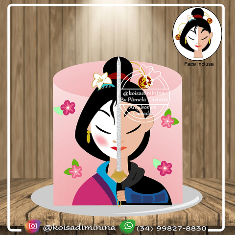 Arquivo de Corte Topo Mulan