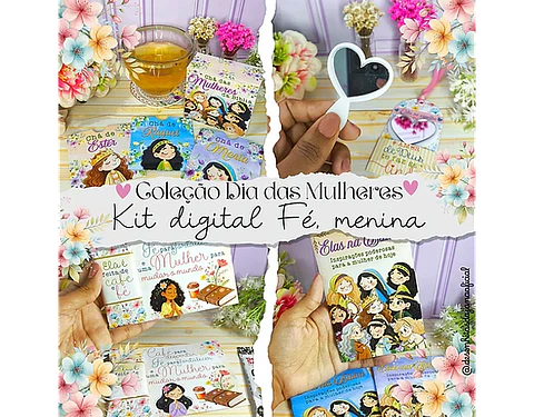 Arquivo Dia das Mulheres Combo Fé Menina - DESENHITOS DA JANA