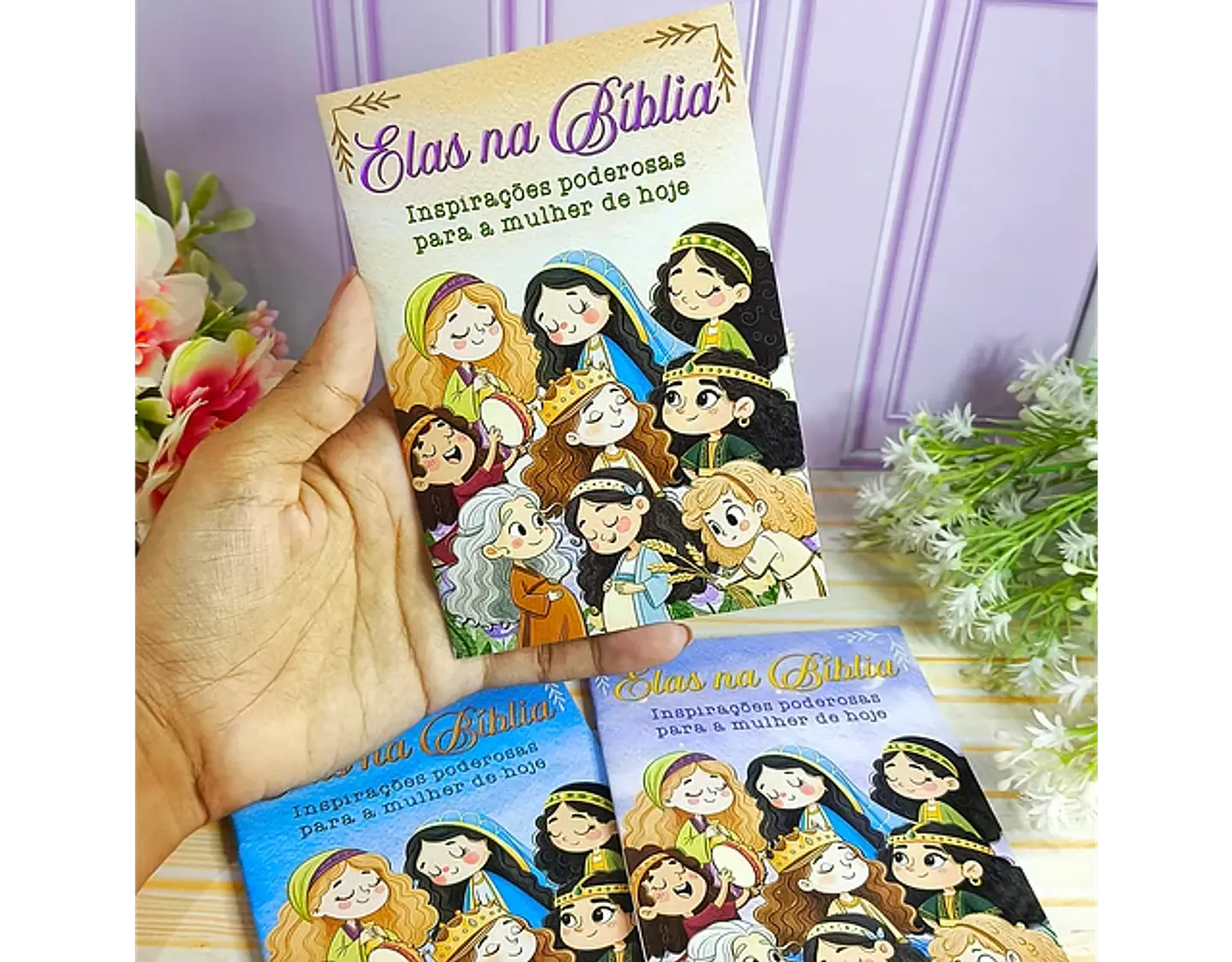 Arquivo Dia da Mulher Livrinho Elas na Bíblia - DESENHITO DA JANA 1