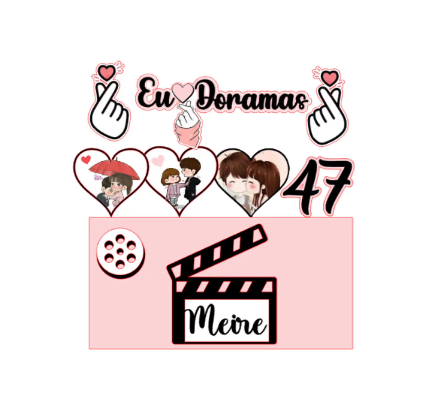 Arquivo Topo de Bolo Dorama 1
