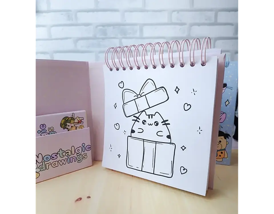Arquivo Pack Livro de Colorir Nostalgic Drawing - LEPOLY 2