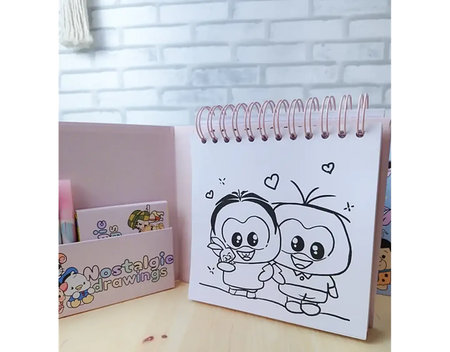 Arquivo Pack Livro de Colorir Nostalgic Drawing - LEPOLY 3