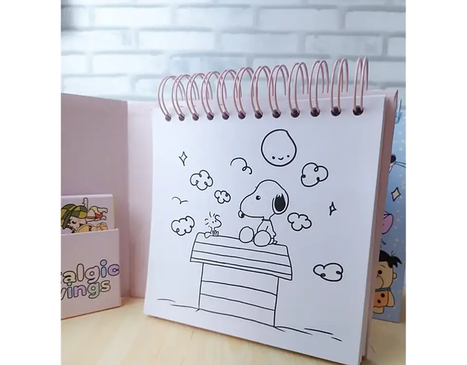 Arquivo Pack Livro de Colorir Nostalgic Drawing - LEPOLY 4