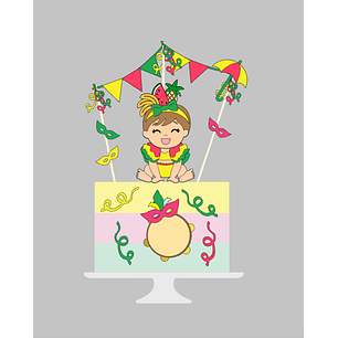 Arquivo de Corte Topo Carnaval Menina