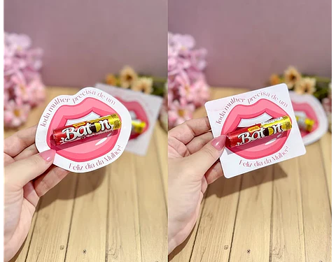 Arquivo Dia da Mulher Card Chocolate Batom - LETTERINHAS
