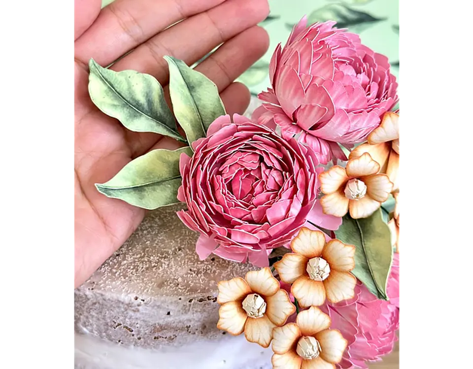 Arquivo de Corte Arranjo de Flores - ARRANJO JU MIRTHES 4