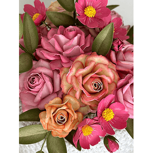 Arquivo de Corte Flor Rosa Aurora Pintura Digital - fluir