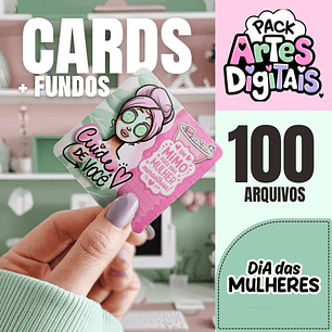 Arquivo Dia da Mulher Combo Cards + Fundos - PANDOCA
