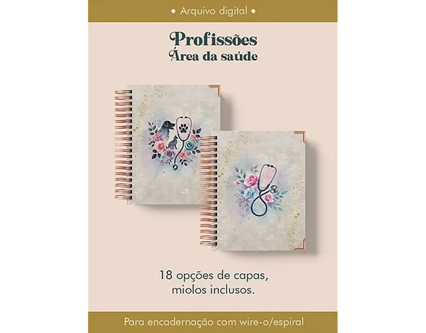 Arquivo Combo Profissões Saúde - Perfeito Miolo 1