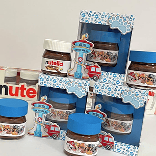 Arquivo de Corte Caxinha Mini Nutella 30g - SOMENTE MOLDE