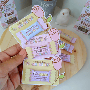 Arquivo de corte Dia da Mulher Card e Balinha
