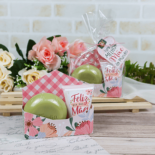 Arquico de Corte Dia das Mães Caixa Envelope Sabonete e Hidratante