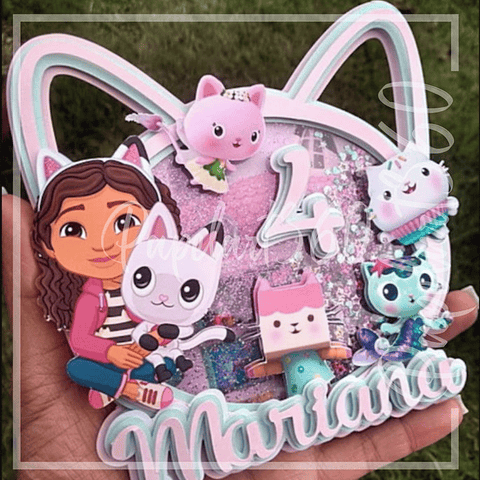 Arquivo de Corte Topo Casa Mágica da Gabby