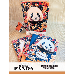 Arquivo Panda Morris Midori Planner Trimestral - TITA