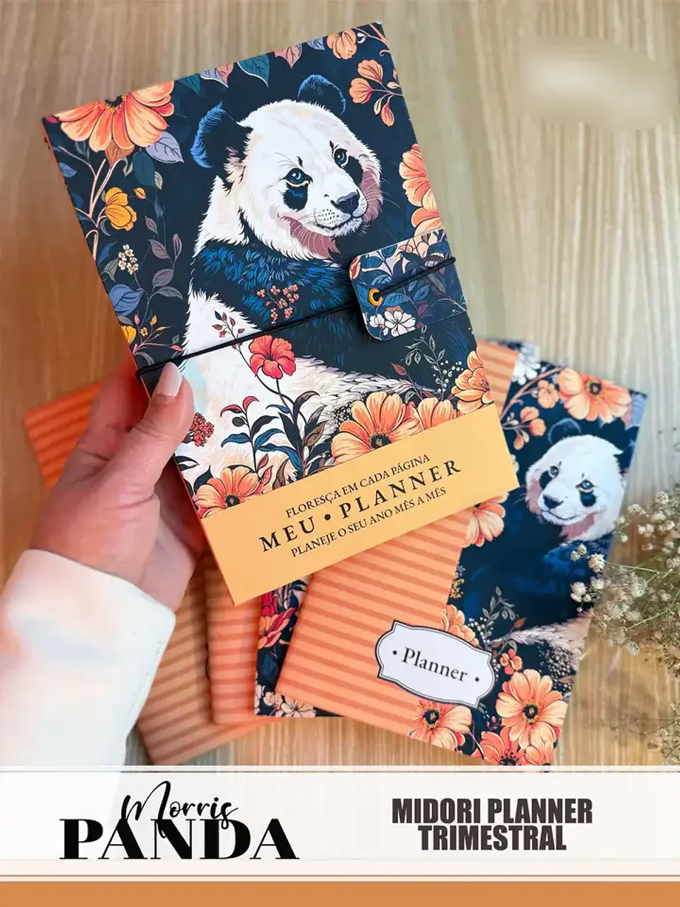 Arquivo Panda Morris Midori Planner Trimestral  2