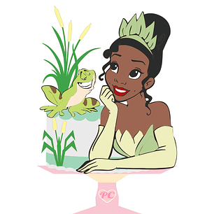 Arquivo de Corte Topo Princesa e o sapo - Tiana