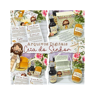 Arquivo Páscoa Kit Aprendendo Sobre a Santa Ceia - Desenhitos da Jana