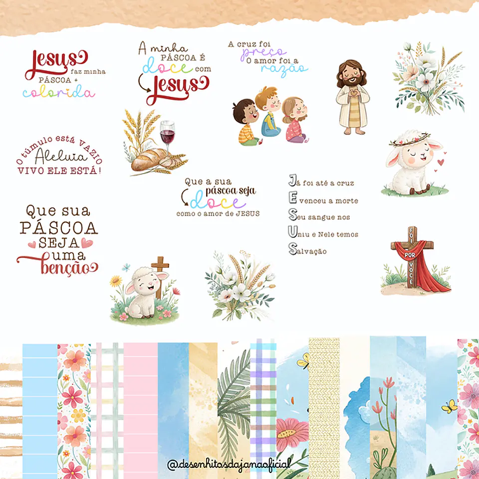 Arquivo Páscoa do Cordeiro - Desenhitos da Jana 11