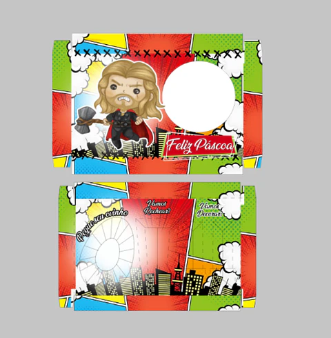 Arquivo Páscoa Mini Confeiteiro Thor - Ovelin