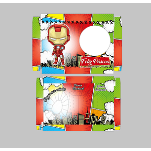 Arquivo Páscoa Mini Confeiteiro Homem de Ferro - Ovelin