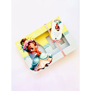 Arquivo de corte mini confeiteiro princesa tiana