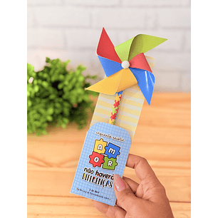 Arquivo Abril Azul Porta Lápis Catavento - Vê Moraes