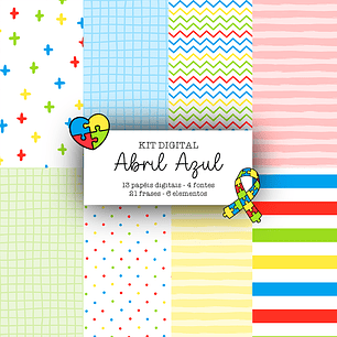 Kit Digital Abril Azul - Vê Moraes