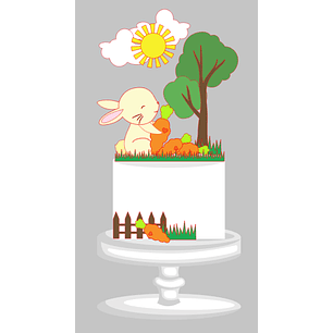 Arquivo de Corte Topo Páscoa Coelho