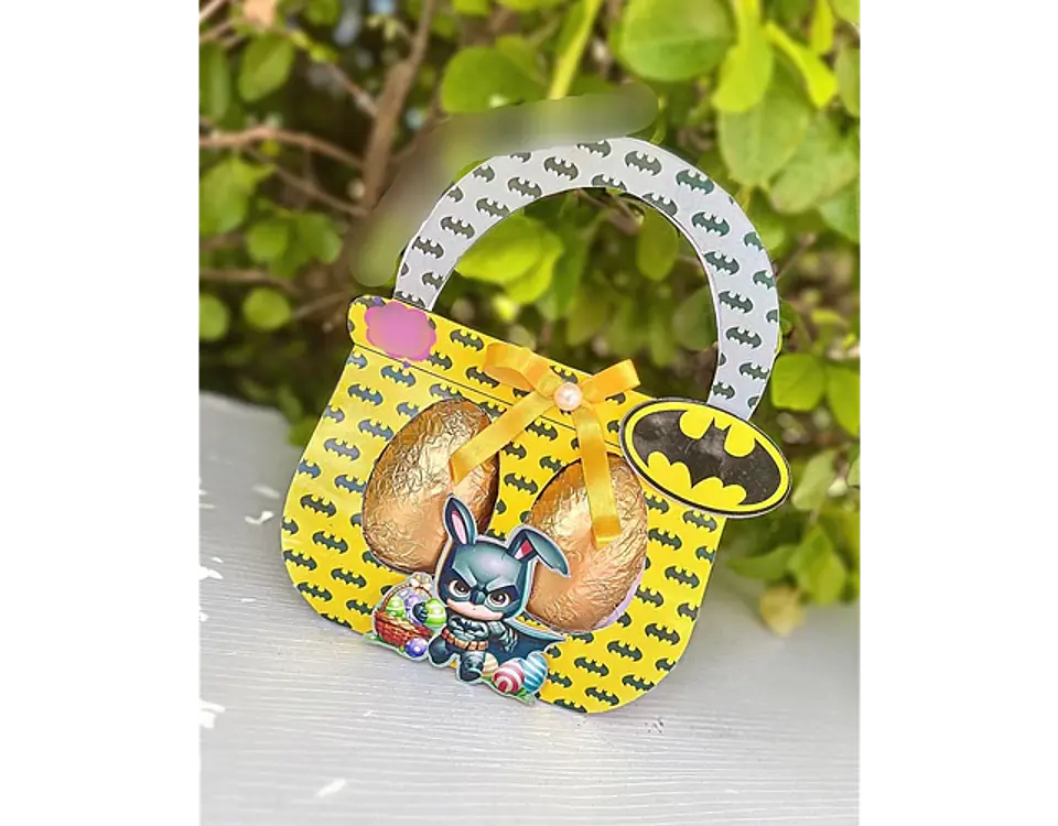 Arquivo páscoa cestinha ovinhos batman - Mary Criações 1