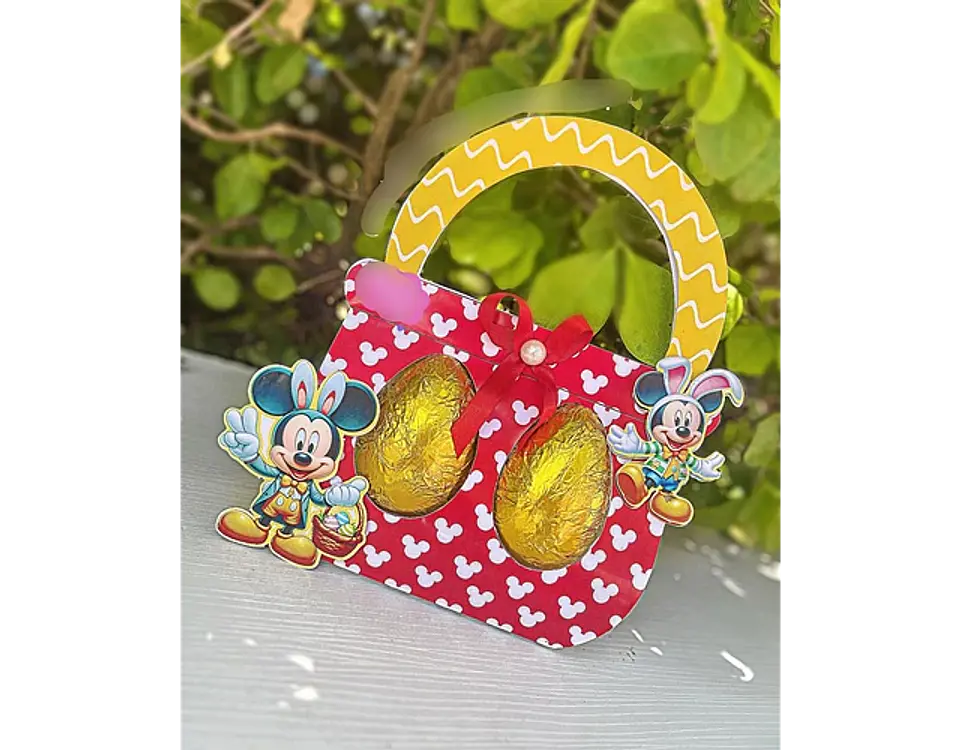 Arquivo páscoa cestinha ovinhos mickey mouse - Mary Criações 1