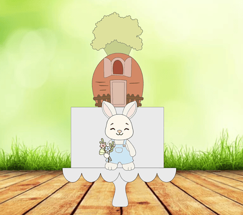 Arquivo de Corte Páscoa casa cenoura