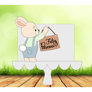 Arquivo de Corte Páscoa Coelho Feliz Páscoa