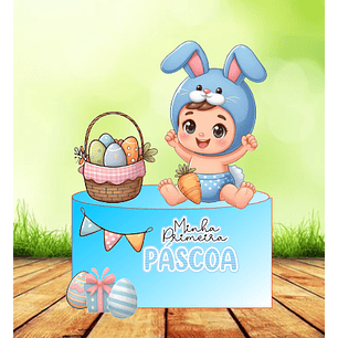 Arquivo de Corte Páscoa Bebê
