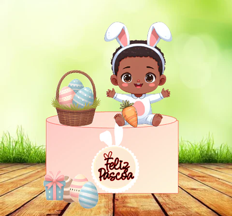 Arquivo de Corte Páscoa Bebê