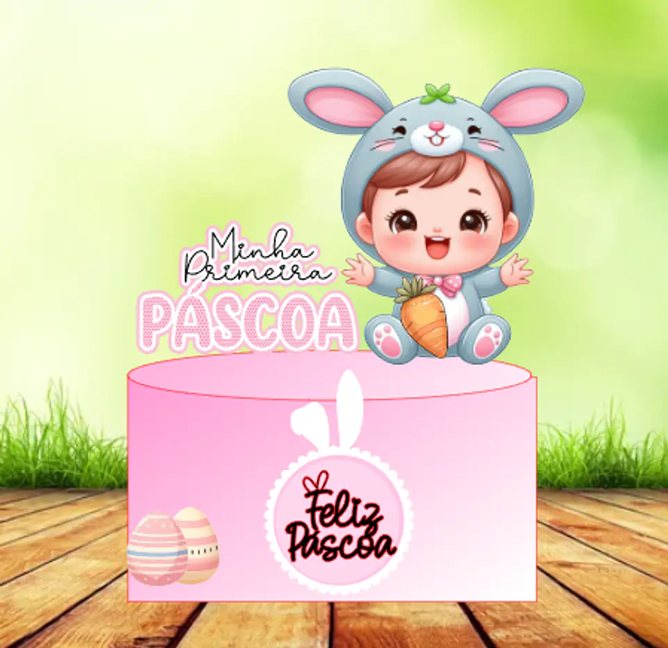 Arquivo de Corte Páscoa Bebê 1