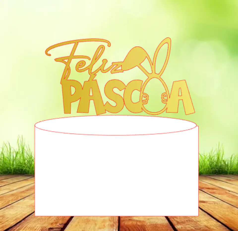 Arquivo de Corte Páscoa Feliz Páscoa 1